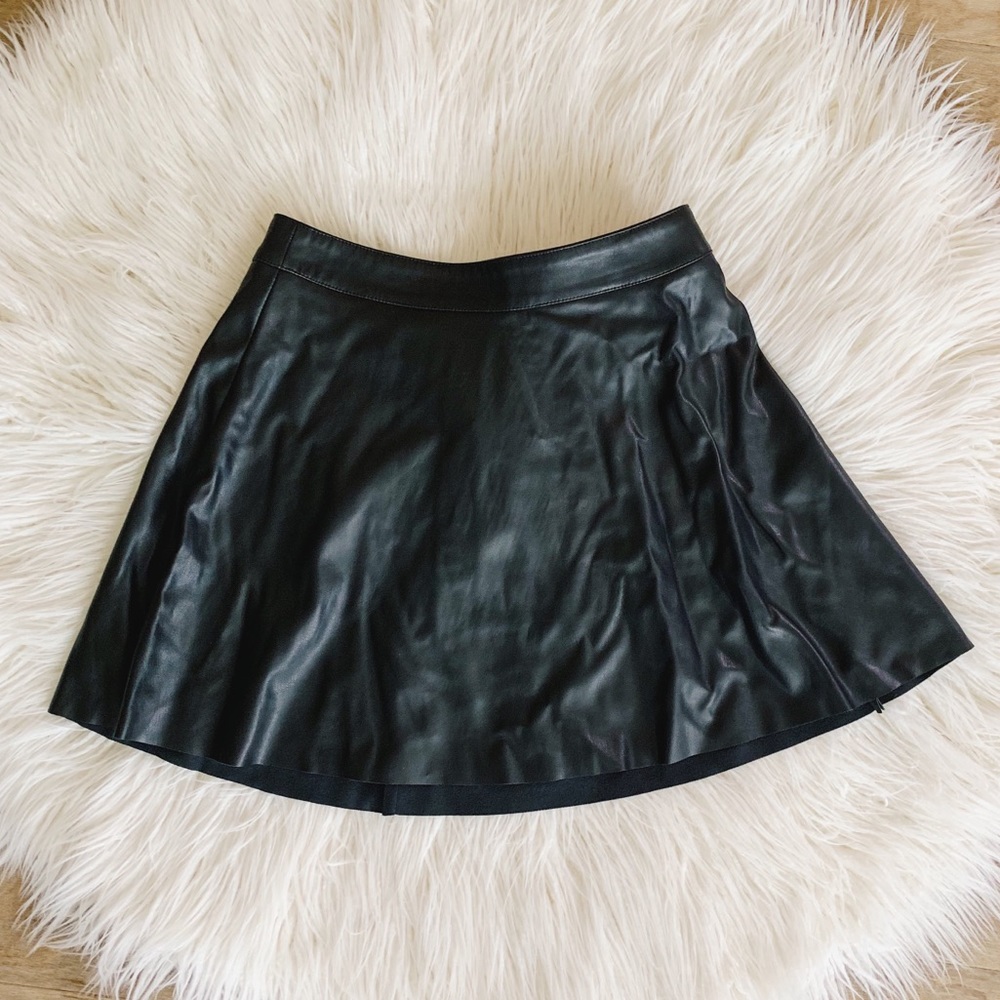 Divided || Faux Leather Skirt